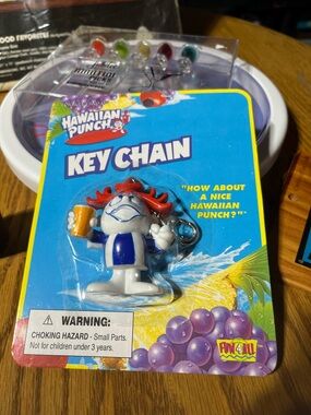 Mascot Key Chain - Blue & Red